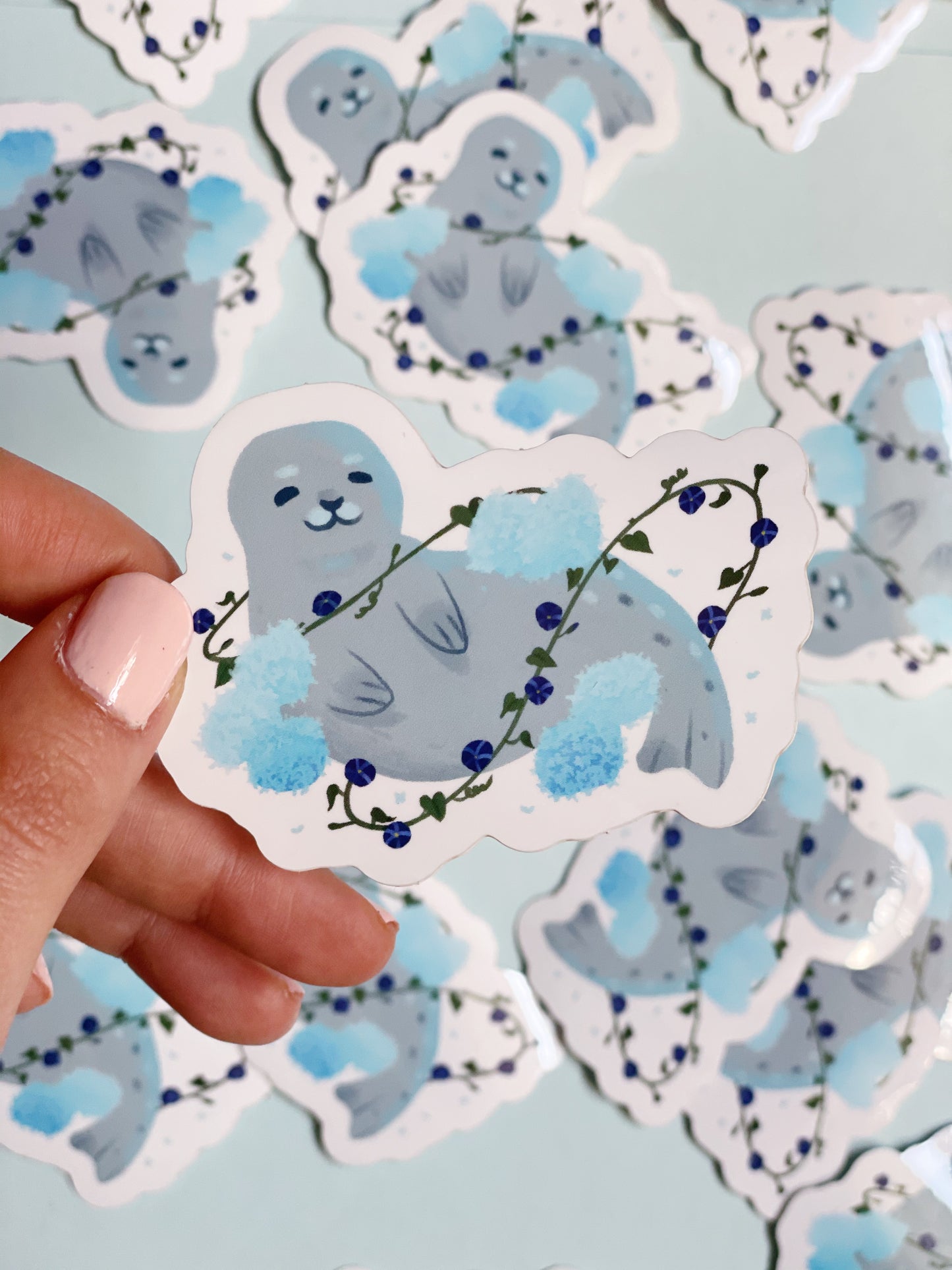 Spring Seal Stickers