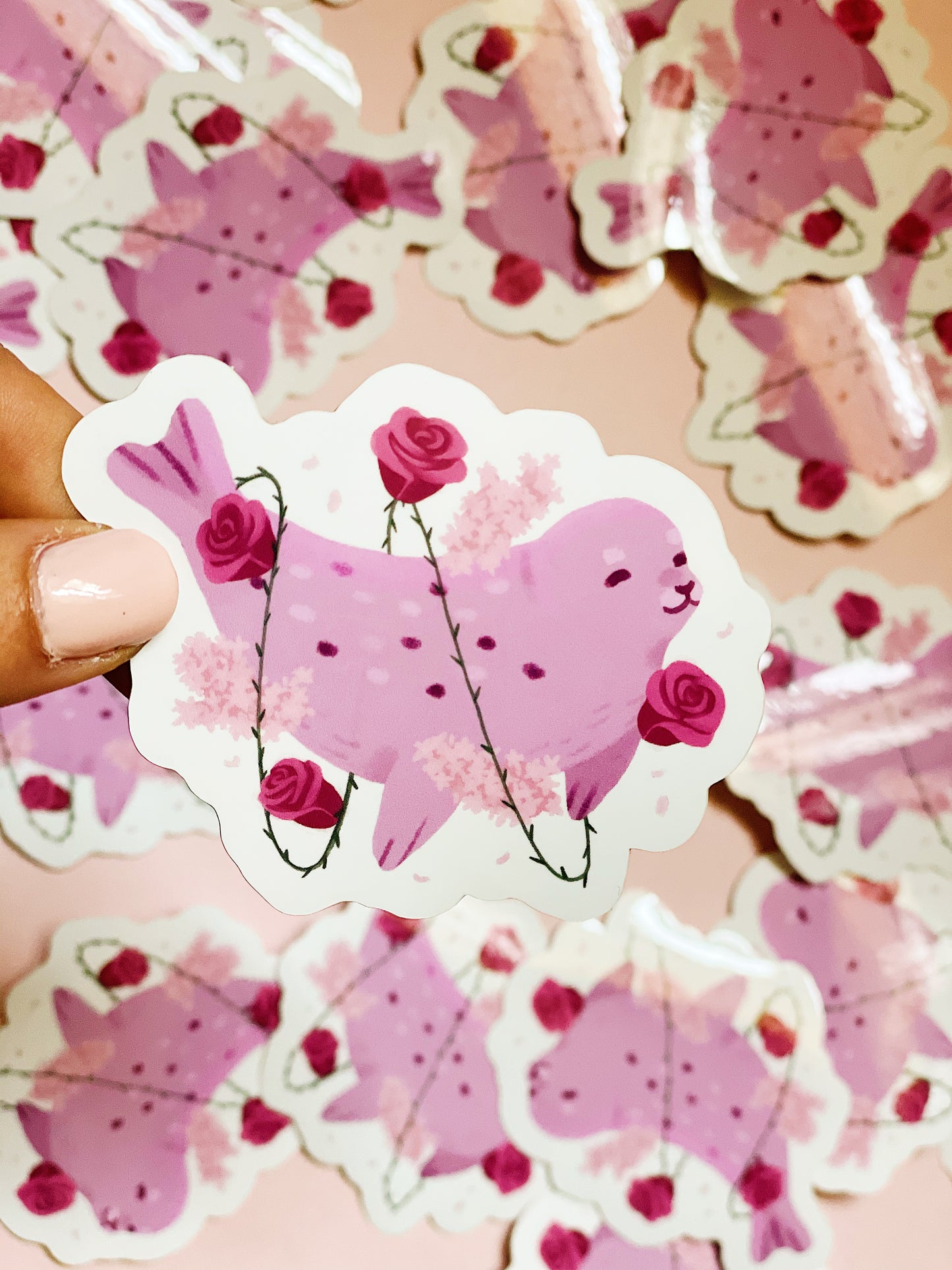 Spring Seal Stickers