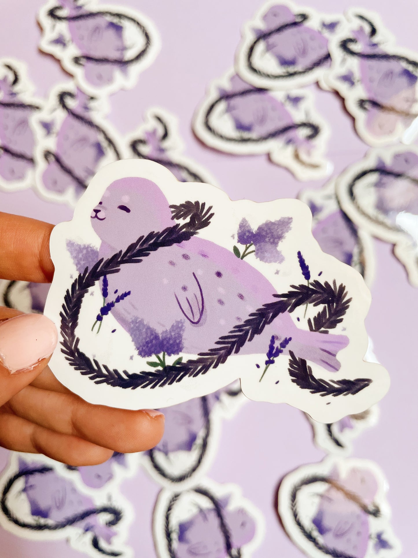 Spring Seal Stickers