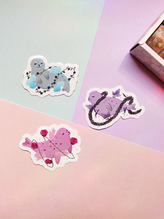 Spring Seal Stickers