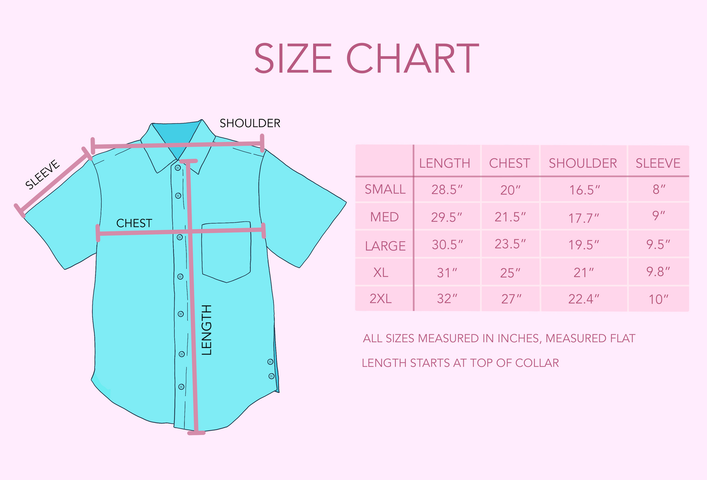 Pink Axolotl Button Down