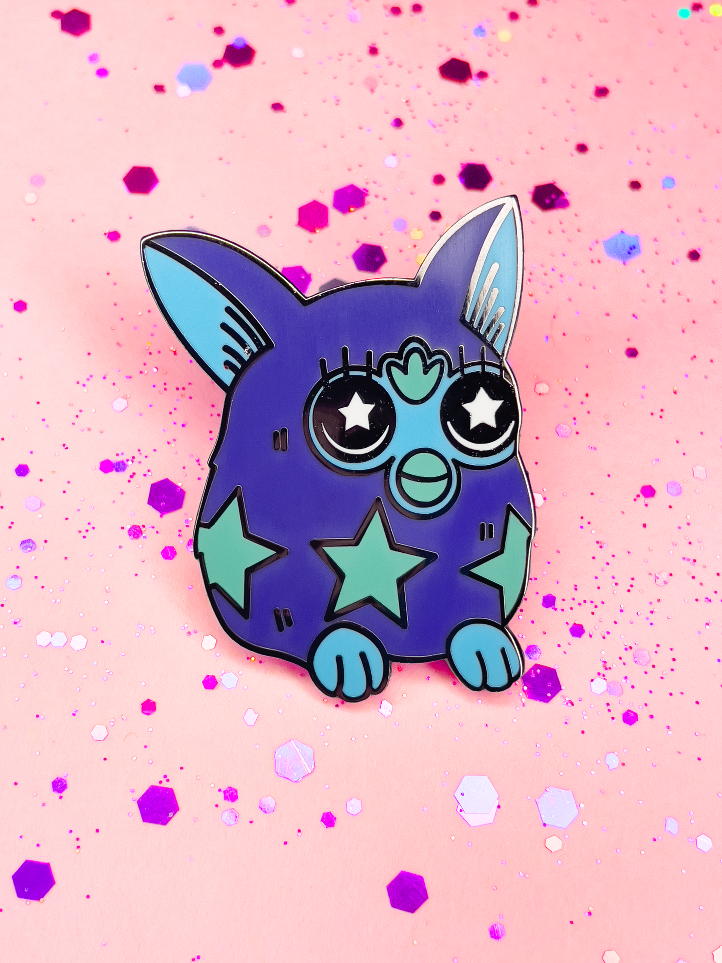 Dark Furby Pin