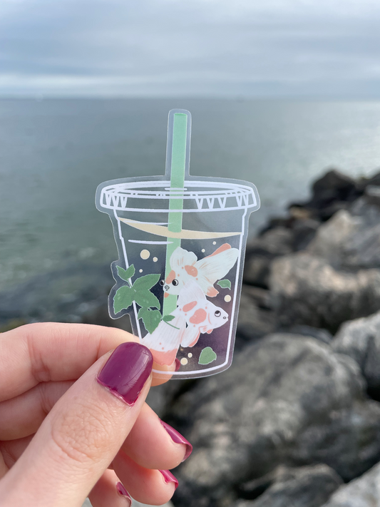 Goldfish Iced Tea Vinyl Stickers